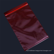Anti Static PE Pink Bags with Ziplock for Packaging Electronic Products